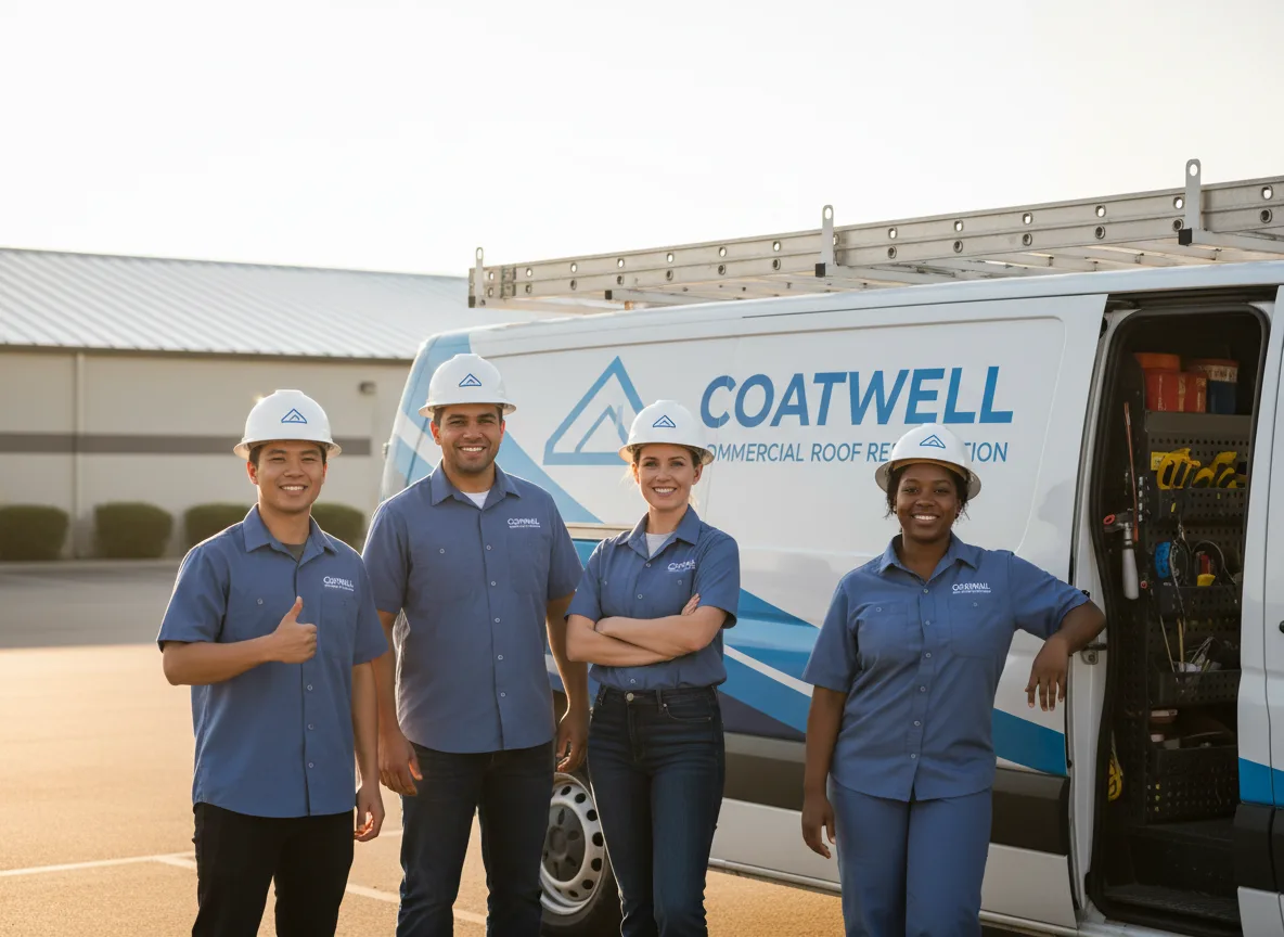 Commercial roof coating company in Cumby, TX